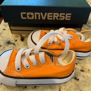 Infant Orange Converse